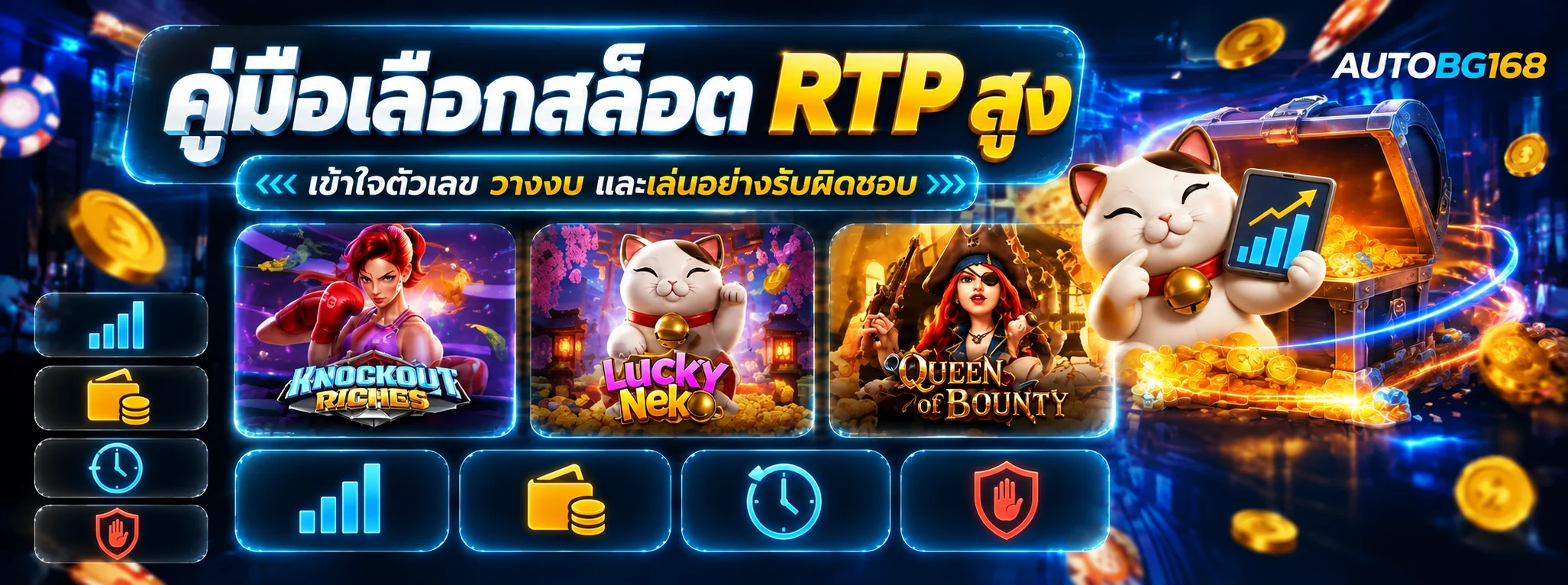 AUTOBG168 คู่มือเลือกสล็อต RTP สูงและวางงบ
